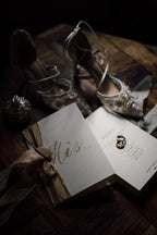 Cherished Love Satin Vow Card